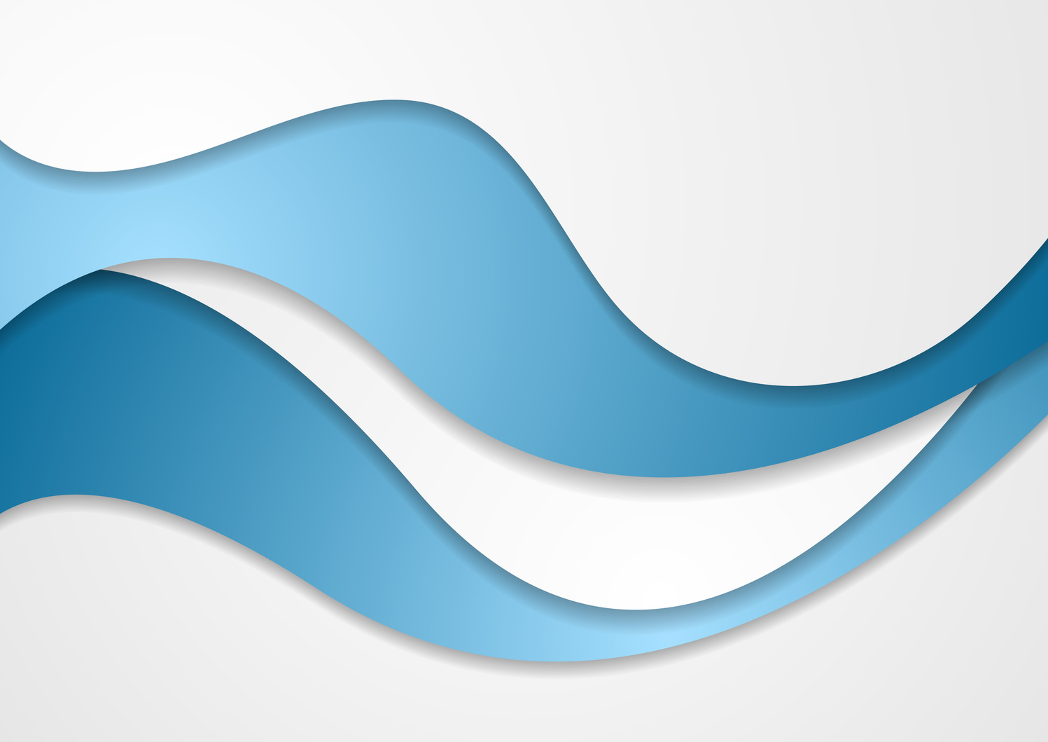 Abstract blue grey wavy corporate background